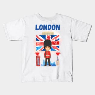 Cool London Vibes, I Love London UK, London Kids T-Shirt